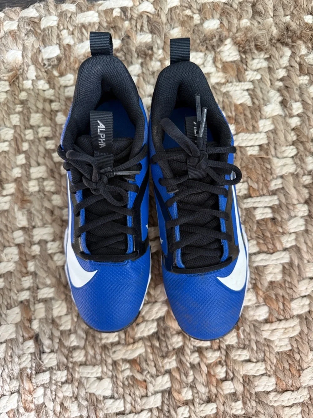 Nike Kids Blue Black White Sneakers